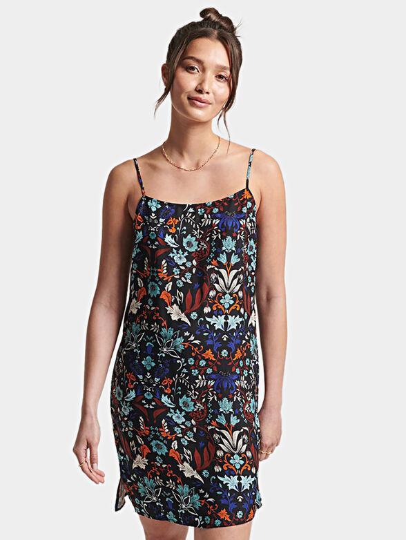 Dress whit floral print - 1