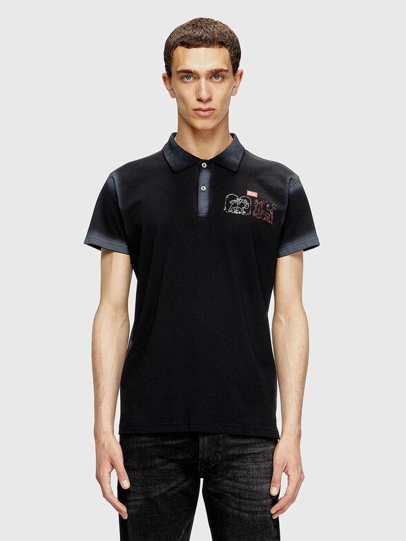 T-NOAH-NC cotton polo shirt with accent back - 1