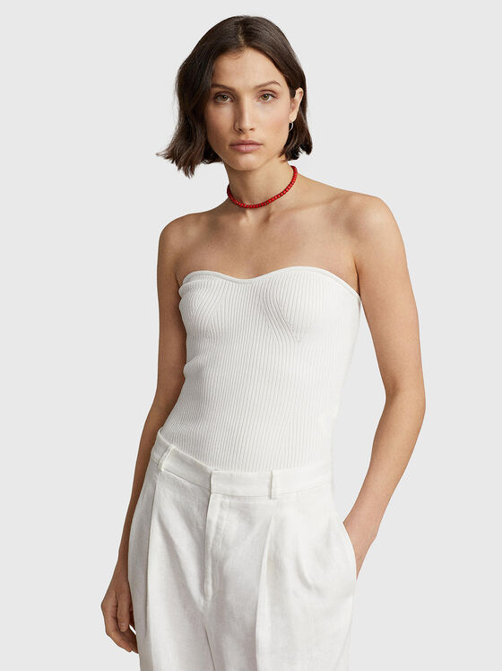 Bustier of elastic rips - 1