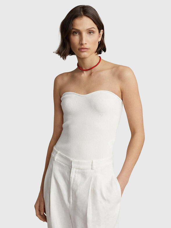 Bustier of elastic rips - 1