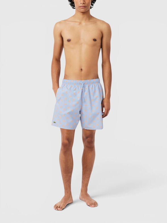 Light blue beach shorts - 3