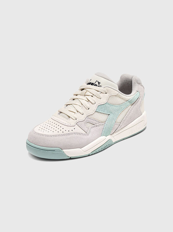 Сиви обувки с лого детайл WINNER - 2