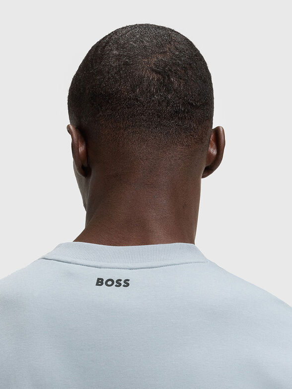 Cotton T-shirt with logo print - 4