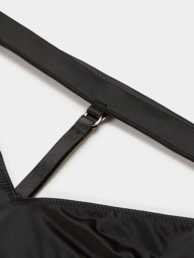 PRIV&Egrave; black high-waisted briefs - 5