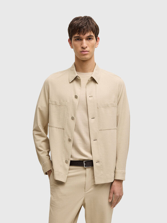 Textured overshirt - 1