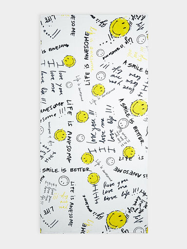 Beach towel with SMILEY® print - 3