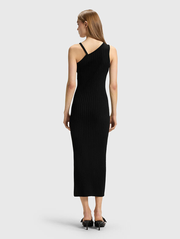 Midi dress with side slit - 2