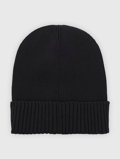 Knitted hat with accent logo - 4