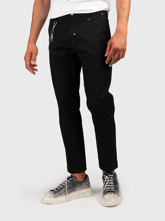 OLIVER black chinos trousers - 1