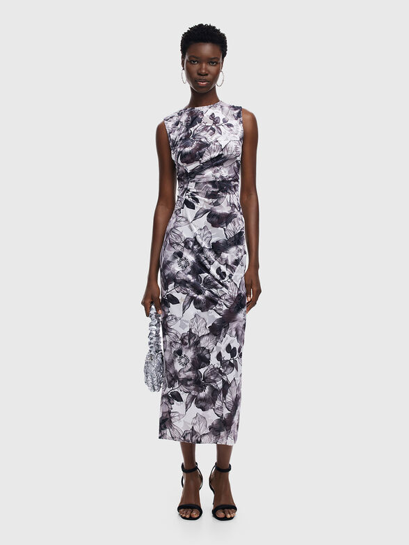 Floral midi dress - 1