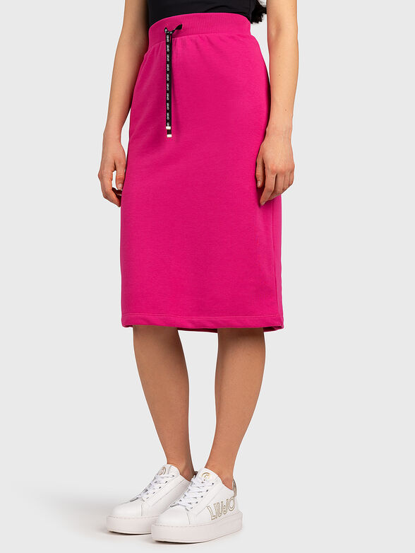 Skirt in color fuxia - 1