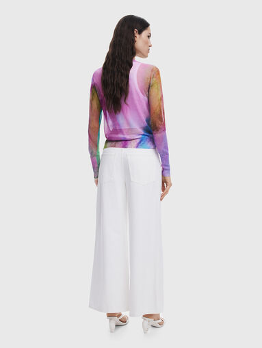 BOGEN sweater with sheer effect - 3