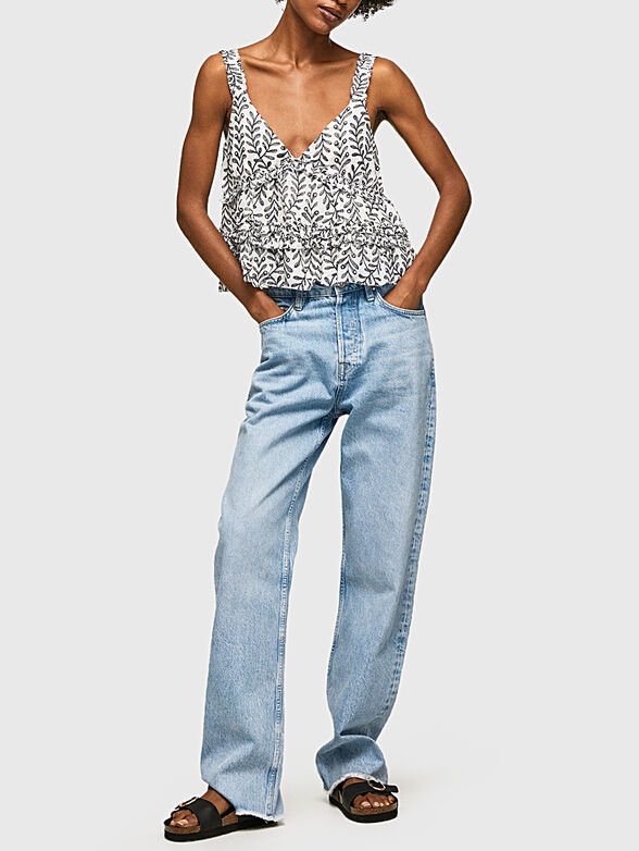 PAITON top with floral print - 2