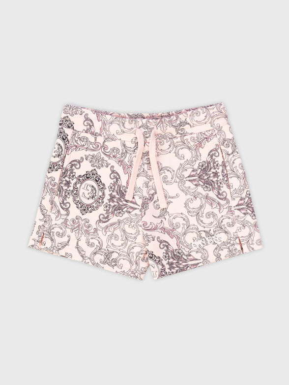 Floral print shorts - 1