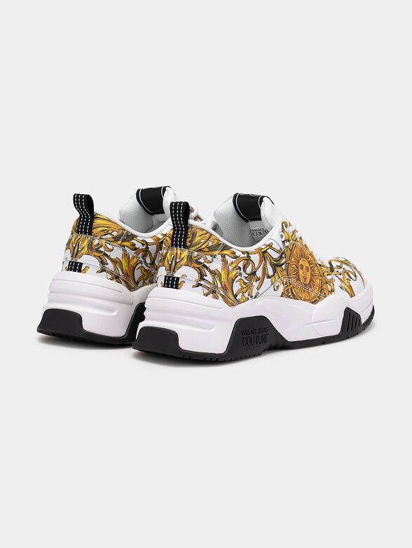 STARGAZE black sports shoes with print - 3