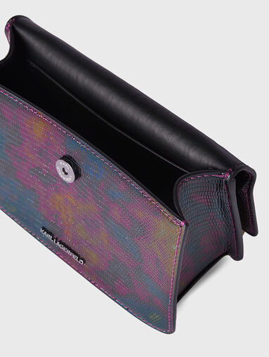 K/KARL SEVEN Textured leather bag - 4