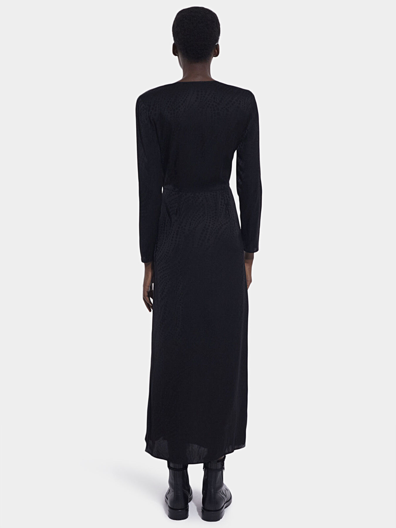 【特別送料無料！】 accent with dress black Long print KOOPLES THE brand 小物