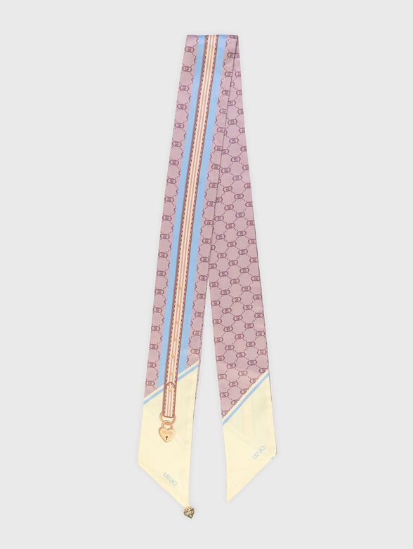 Scarf with floral print - 2
