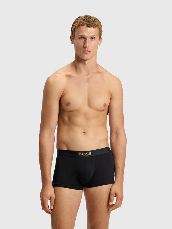 Set of three pairs of boxer with logo - 4