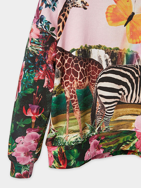 AGATA tropical sweatshirt - 3