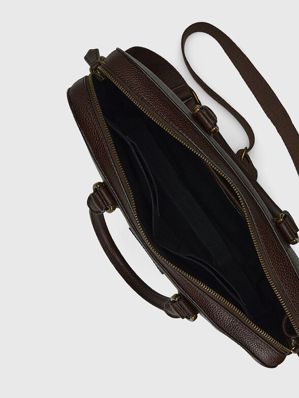 Leather bag with long strap - 6
