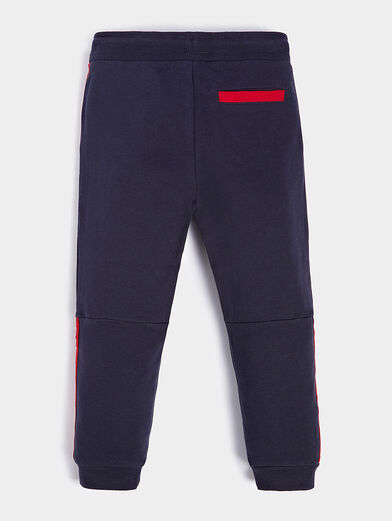 Sports pants in blue color - 2