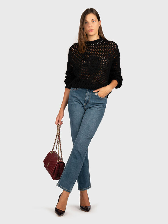 Knitted wool blend sweater - 2