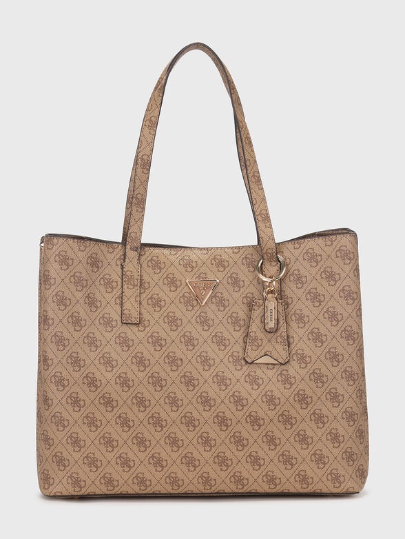 Large bag with monogram print  - 1