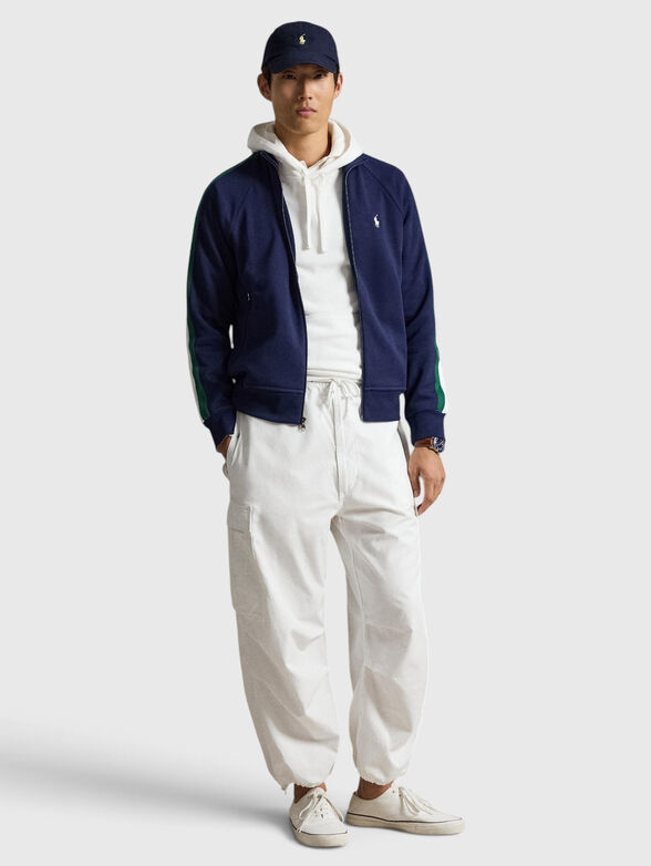 Zip-up sweatshirt with logo - 2