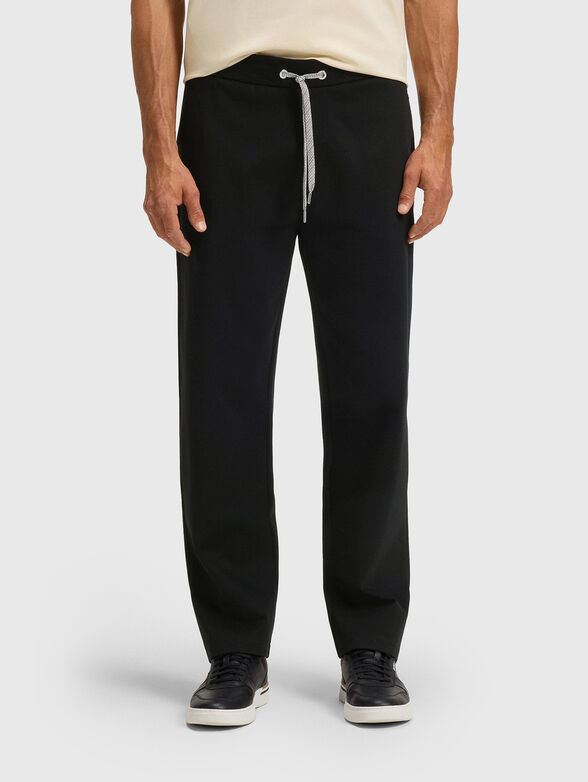 Sports trousers with elastic waist - 1