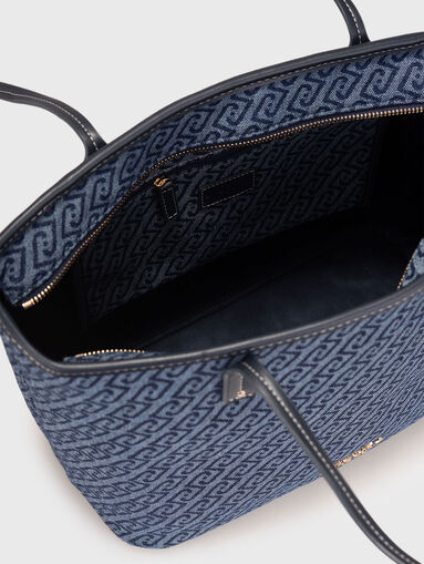 Bag with monogram logo print - 5