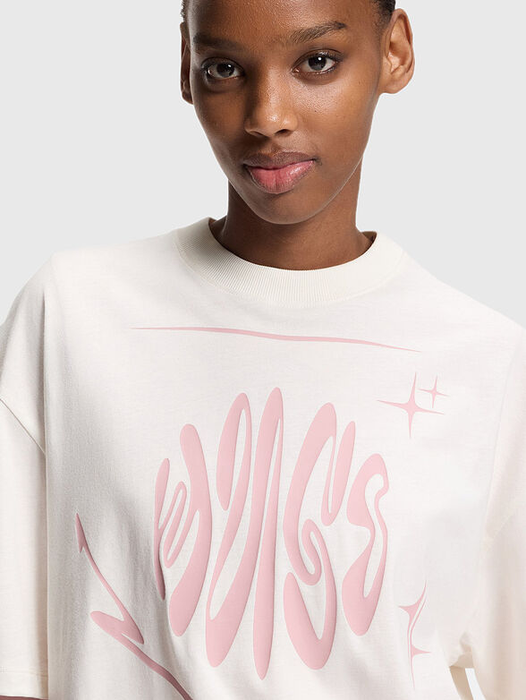 Oversized T-shirt with print - 4
