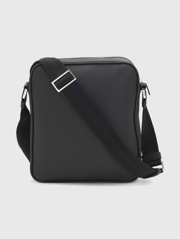 Black leather crossbody bag - 2