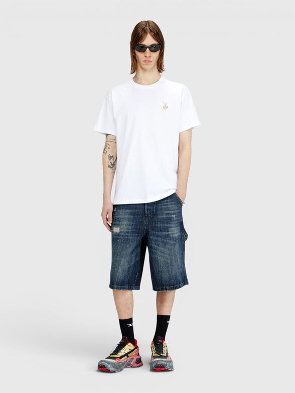 Cotton T-shirt with logo print - 2