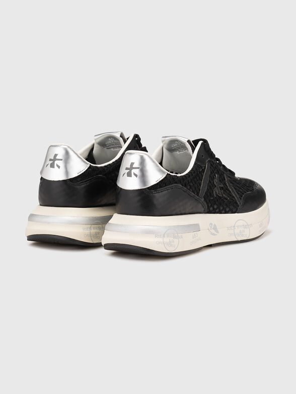 CASSIE sneakers with perforated texture - 3