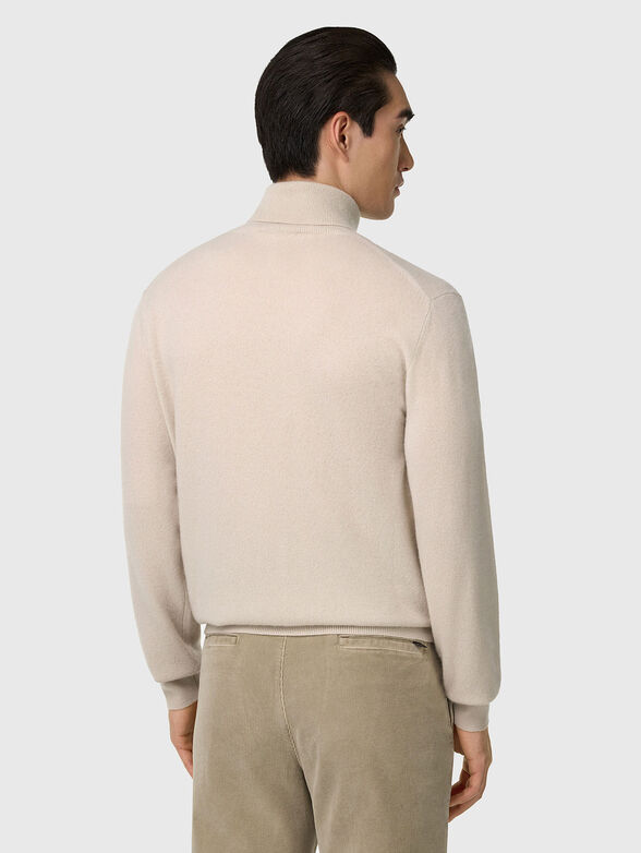 Beige cashmere sweater  - 3