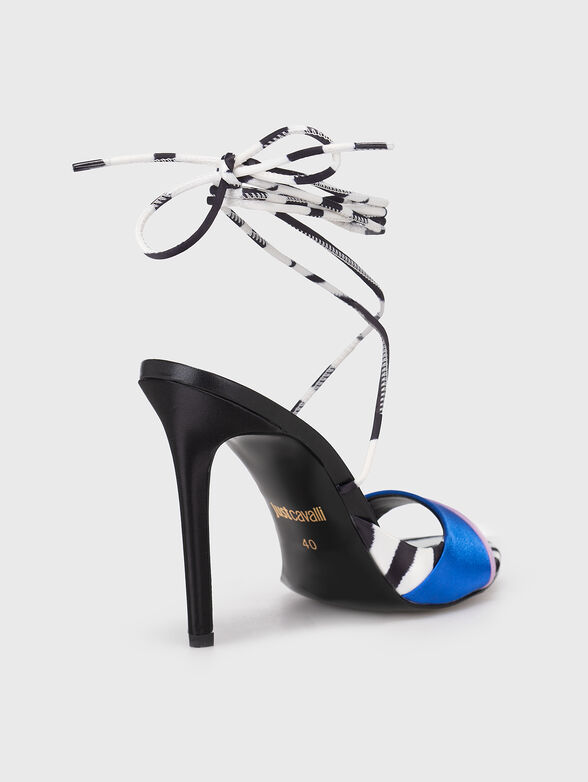 FONDO TAHLIA heeled sandals with contrast design - 3