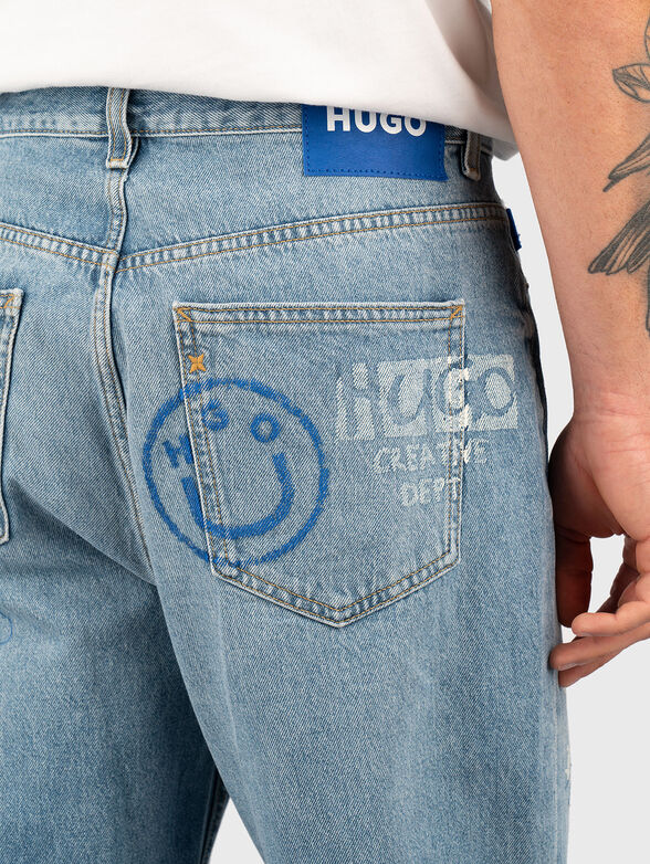 NATE printed jeans - 3