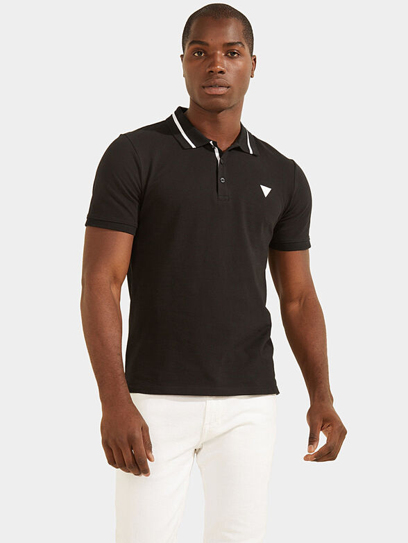 LYLE Black polo-shirt - 1