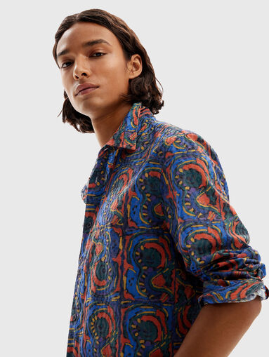 Shirt with multicolour design - 3