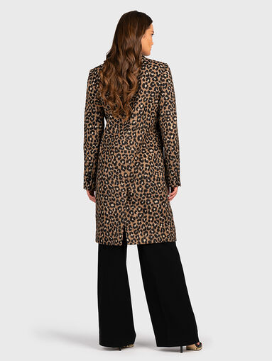 Coat with animal print - 3