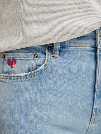 Blue slim jeans - 3
