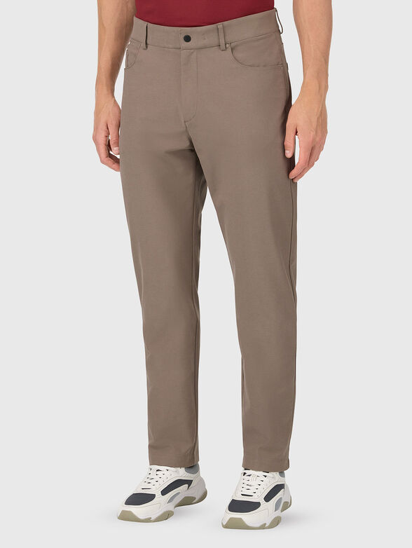 Pants with logo patch - 1