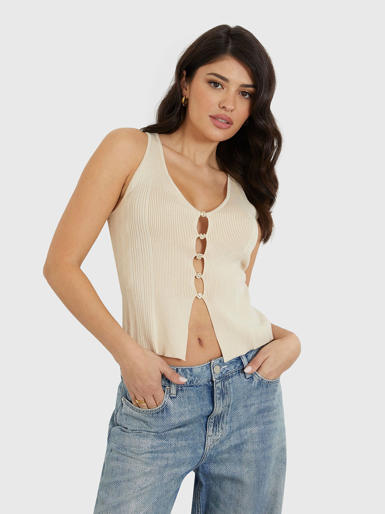 ALPHABET CHARM sweater top brand GUESS — Globalbrandsstore