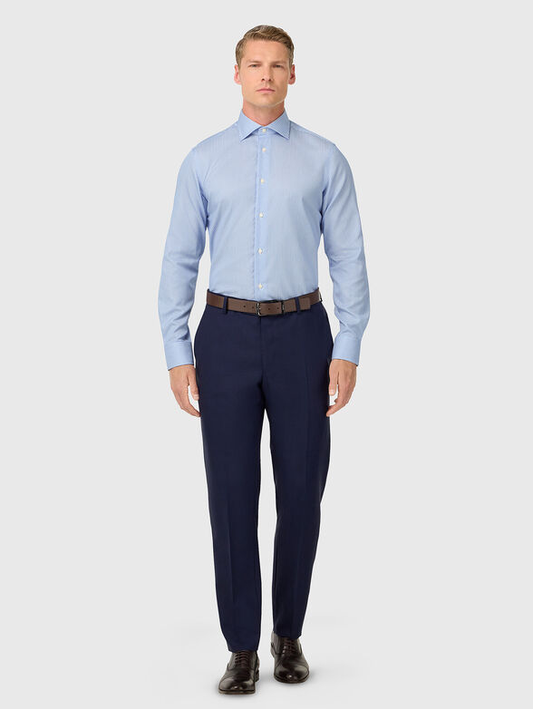 Cotton shirt with stripes  - 2