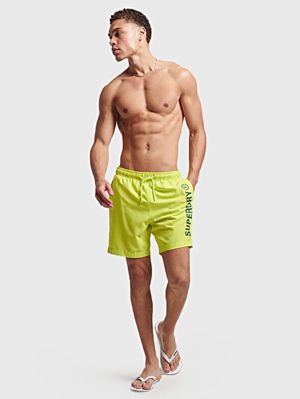CORE SPORT beach shorts with logo accent - 6