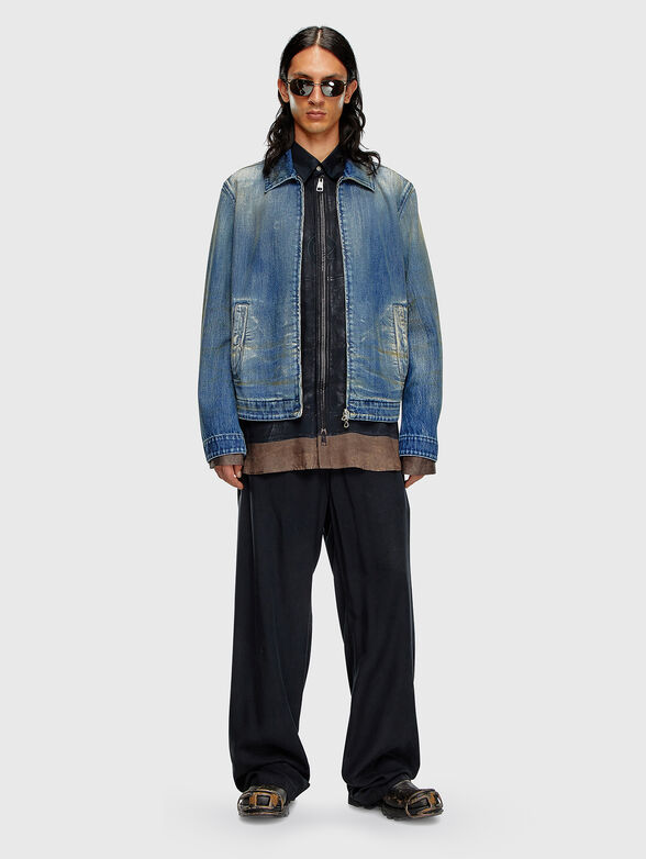 D-HAMMER leather shoes with accent logo - 2