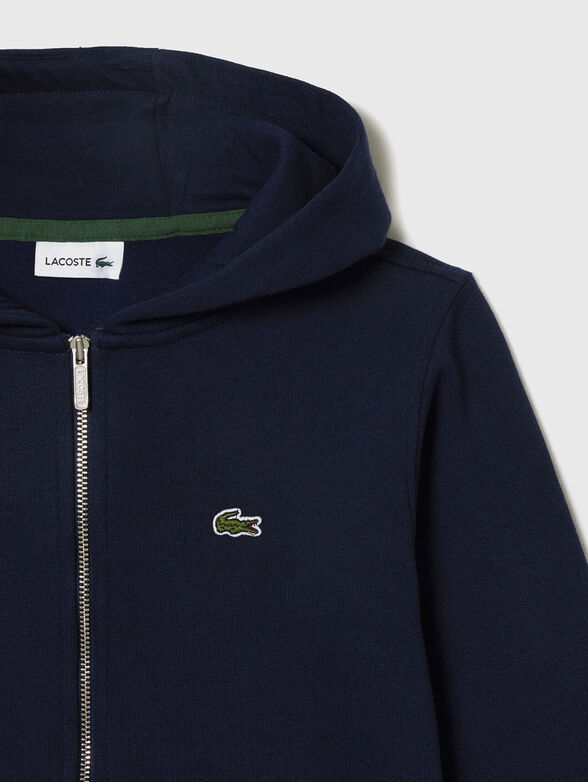 Unisex hooded sweatshirt with zip - 3