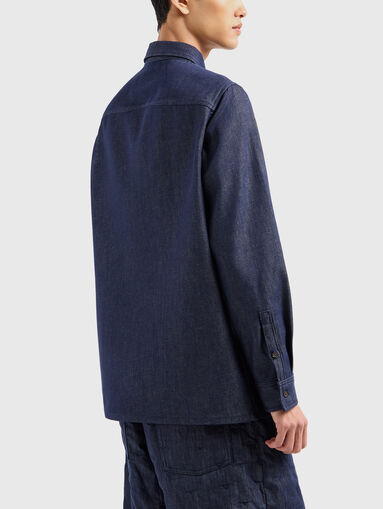 Cotton denim shirt - 3