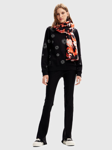 Multicolor print scarf  - 5